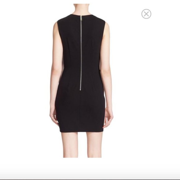 Ted Baker Amiro Embellished Pink Black Floral Print Sheath Dress size 2 nwot - Picture 7 of 16